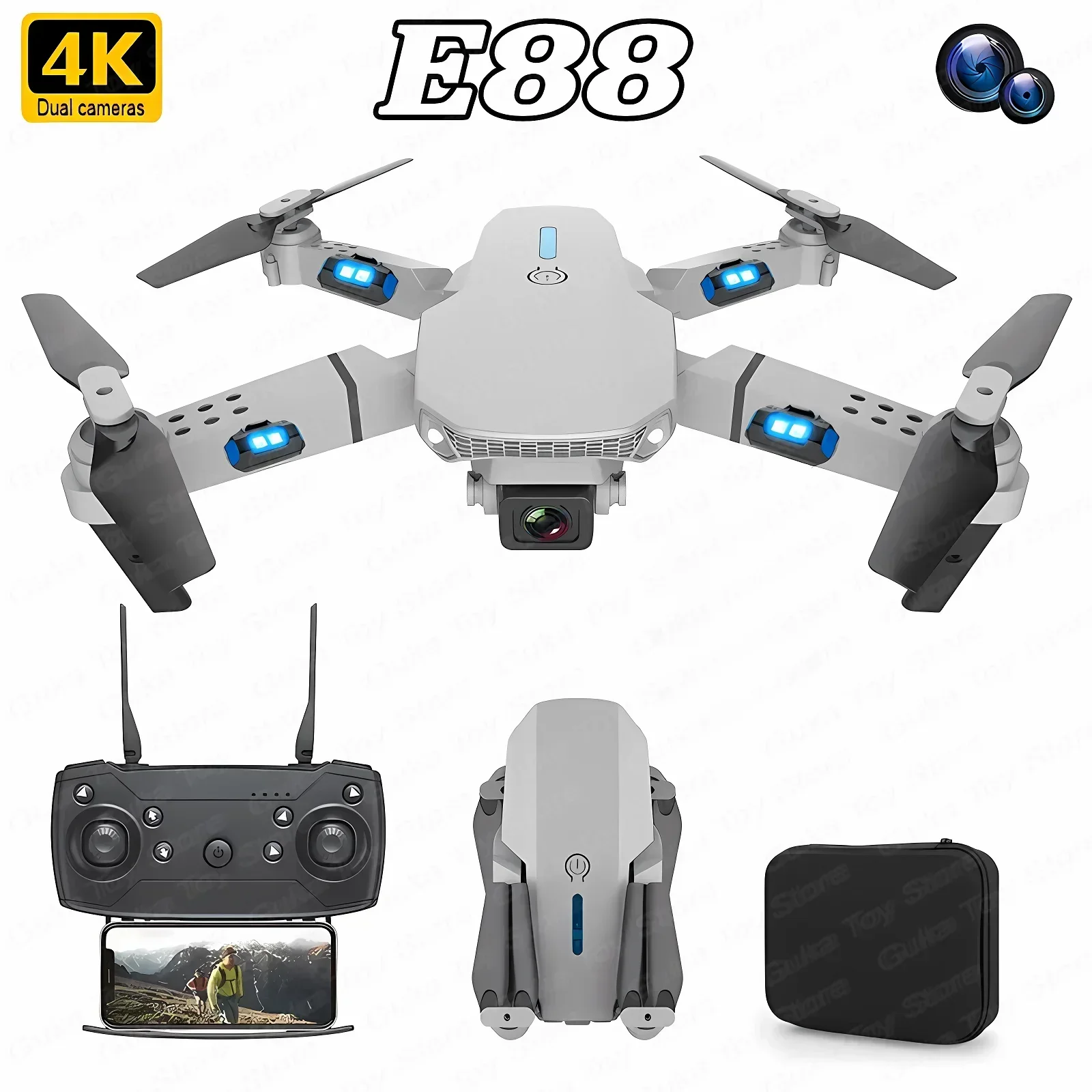 Drone Battery Case - E88 Pro WIFI FPV الطائرة بدون