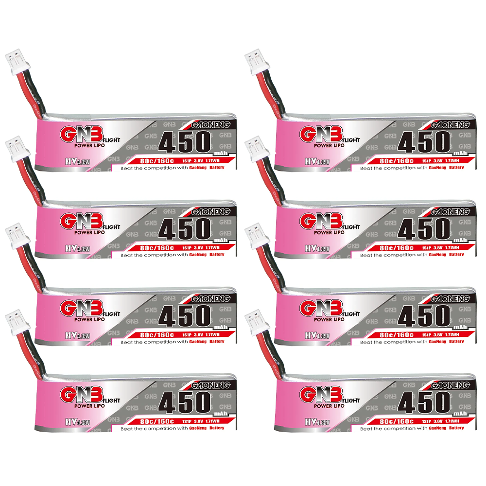 GAONENG GNB 1S 450mAh 80C/160C - مراجعة Drone Battery Li-Ion وسعره